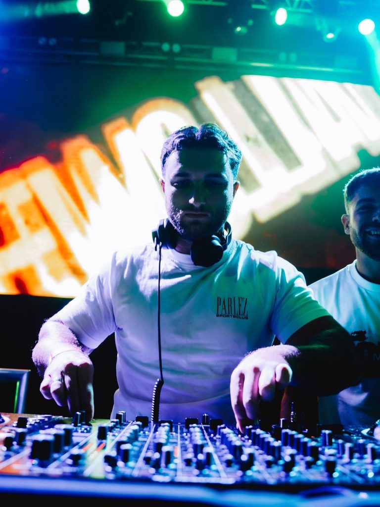 Charlie Wick found of Azul DJing in London for LoveJuice house music event