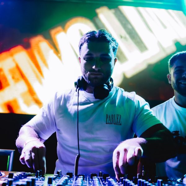 Charlie Wick found of Azul DJing in London for LoveJuice house music event